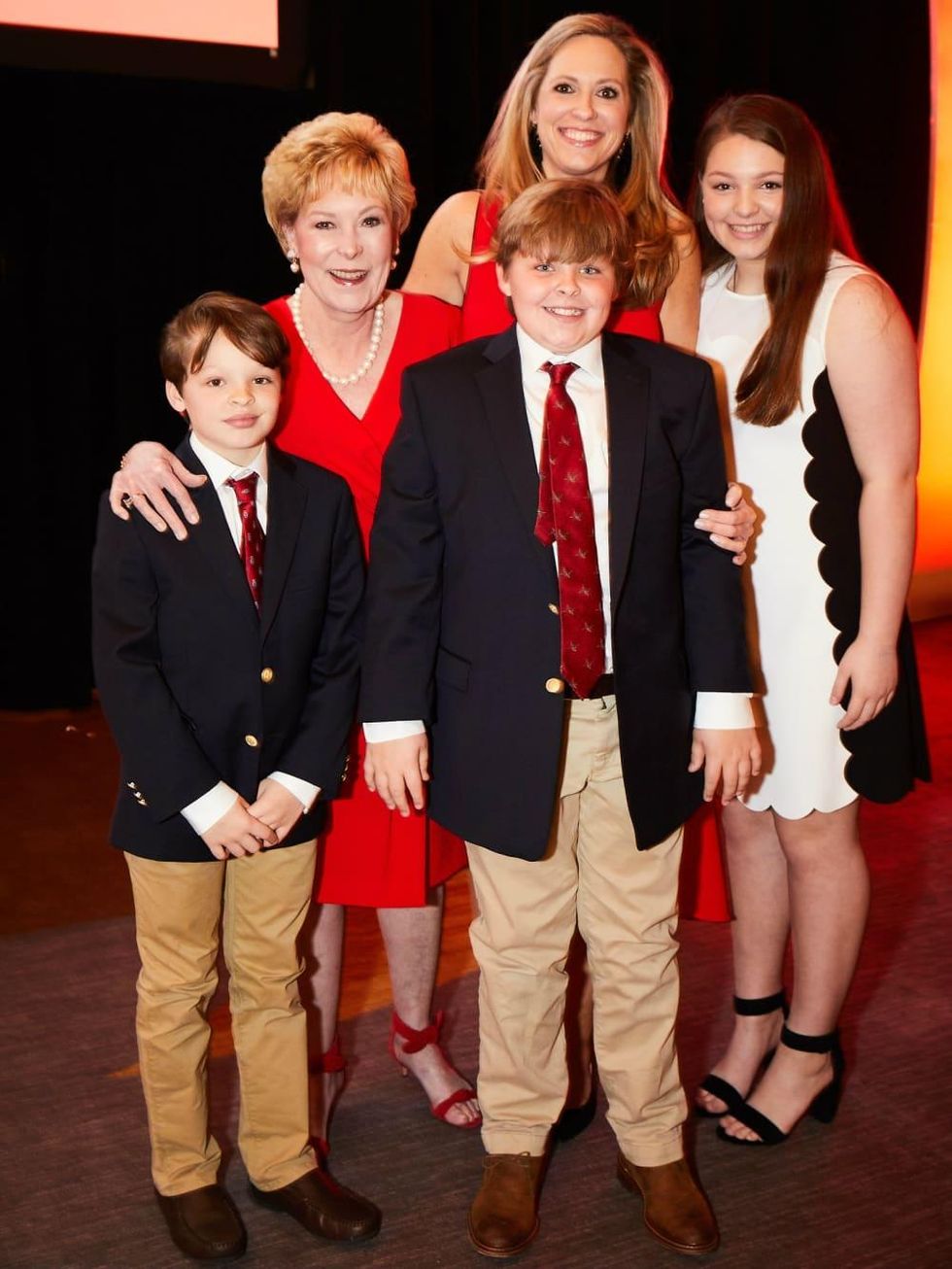 Diane McNulty, Brynn Bagot Allday and family