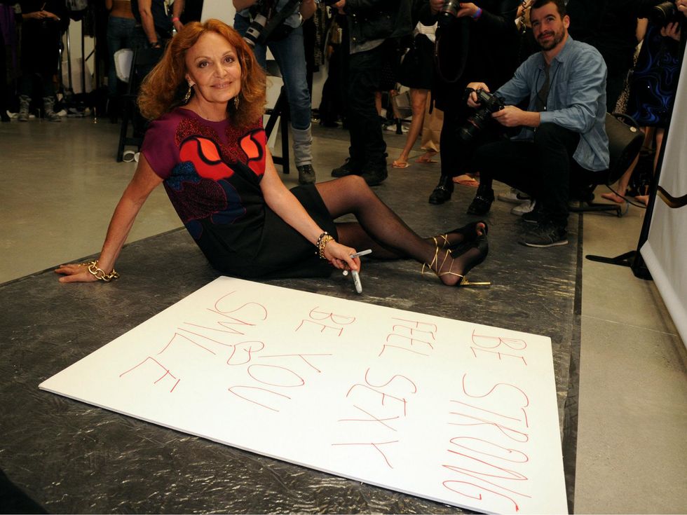 Diane von Furstenberg February 2014