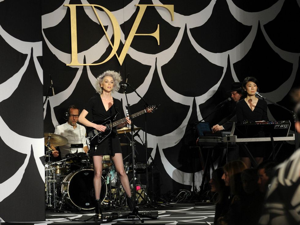 Diane von Furstenberg with St. Vincent February 2014