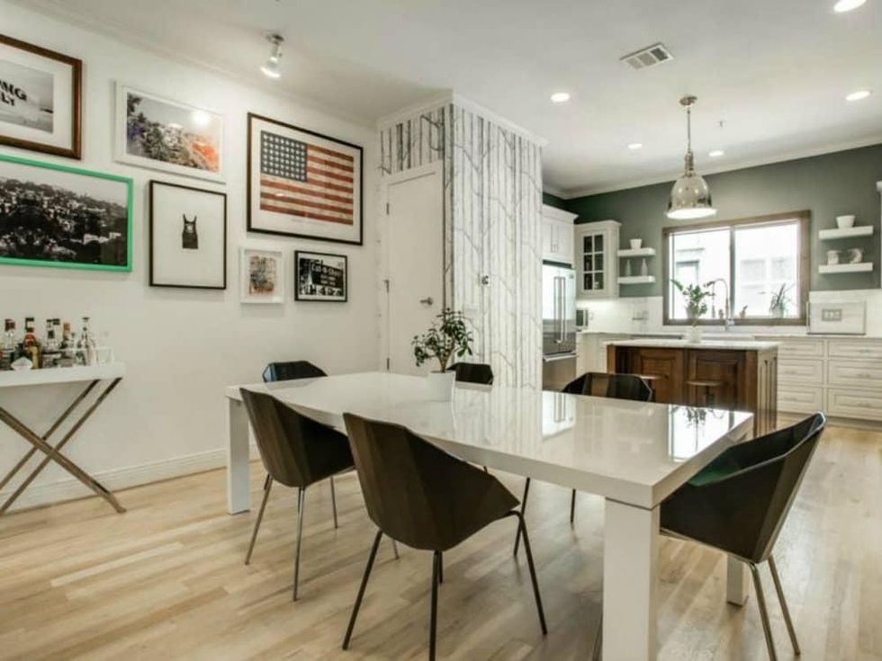 Dining and kitchen at 3009 State St. in Dallas