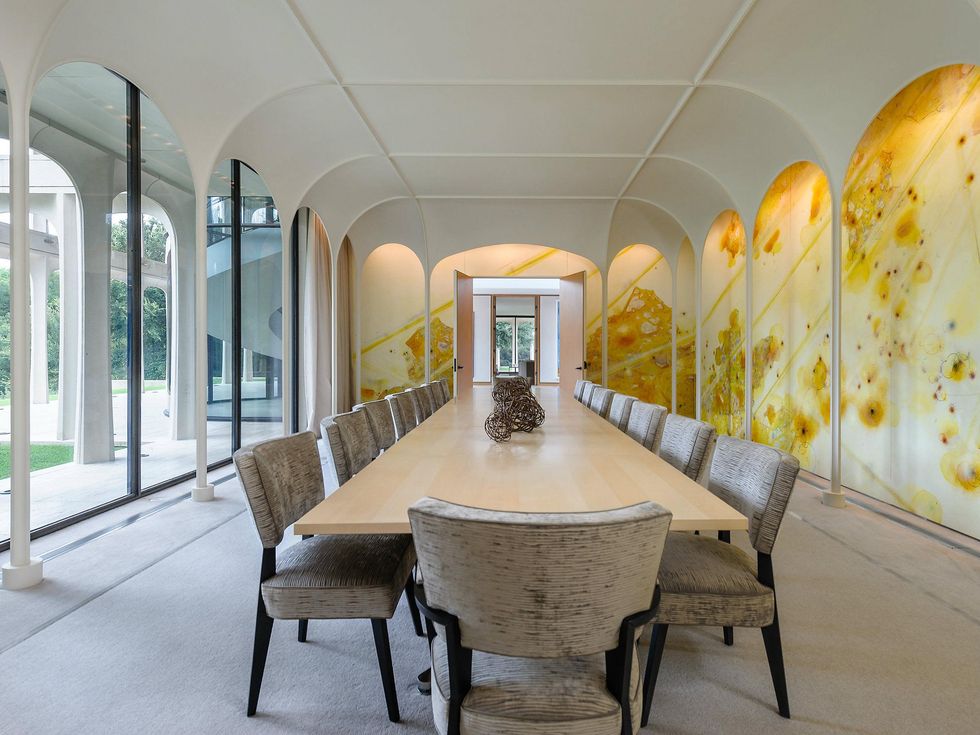 Dining room at 10210 Strait Ln. in Dallas