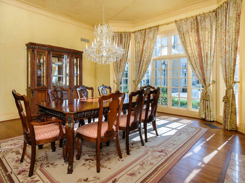 Dining room at 10770 Inwood Rd. in Dallas