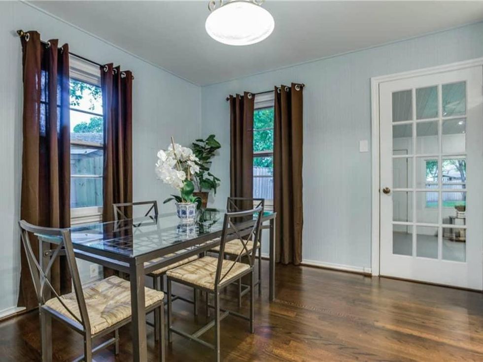 Dining room at 11207 Sinclair Ave in Dallas