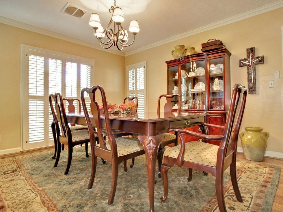 Dining room at 3197 Westcliff Rd. in Fort Worth