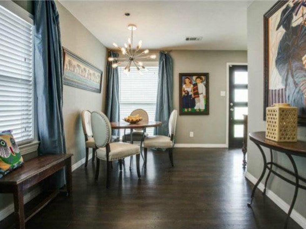 Dining room at 6464 Fisher Rd. in Dallas