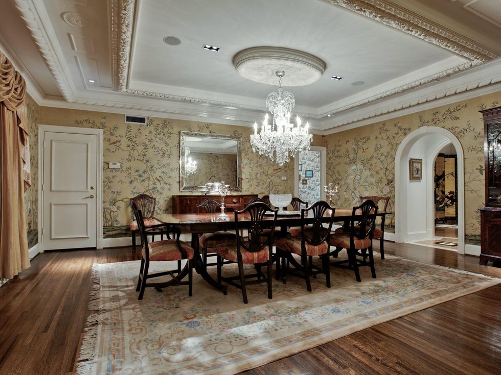 Dining room at 9823 Preston Rd. in Dallas