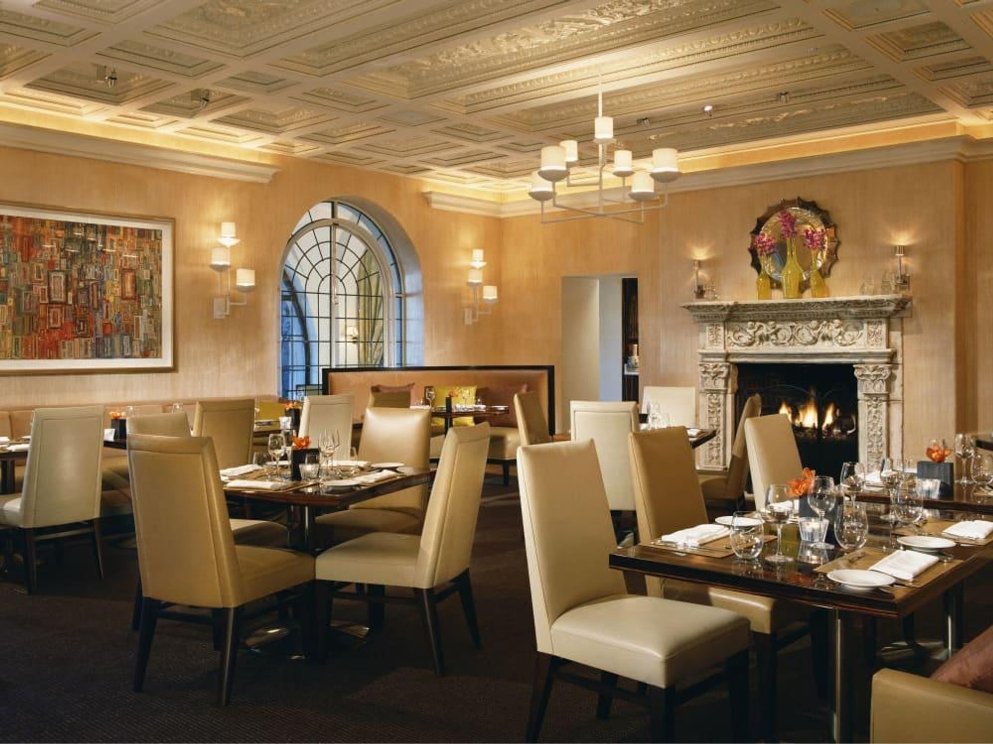Dining room at Rosewood Mansion on Turtle Creek in Dallas
