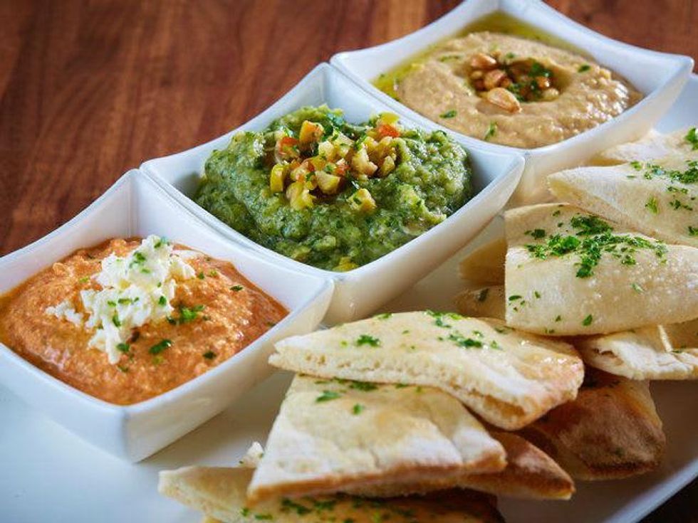 Dip trio at Dish Preston Hollow