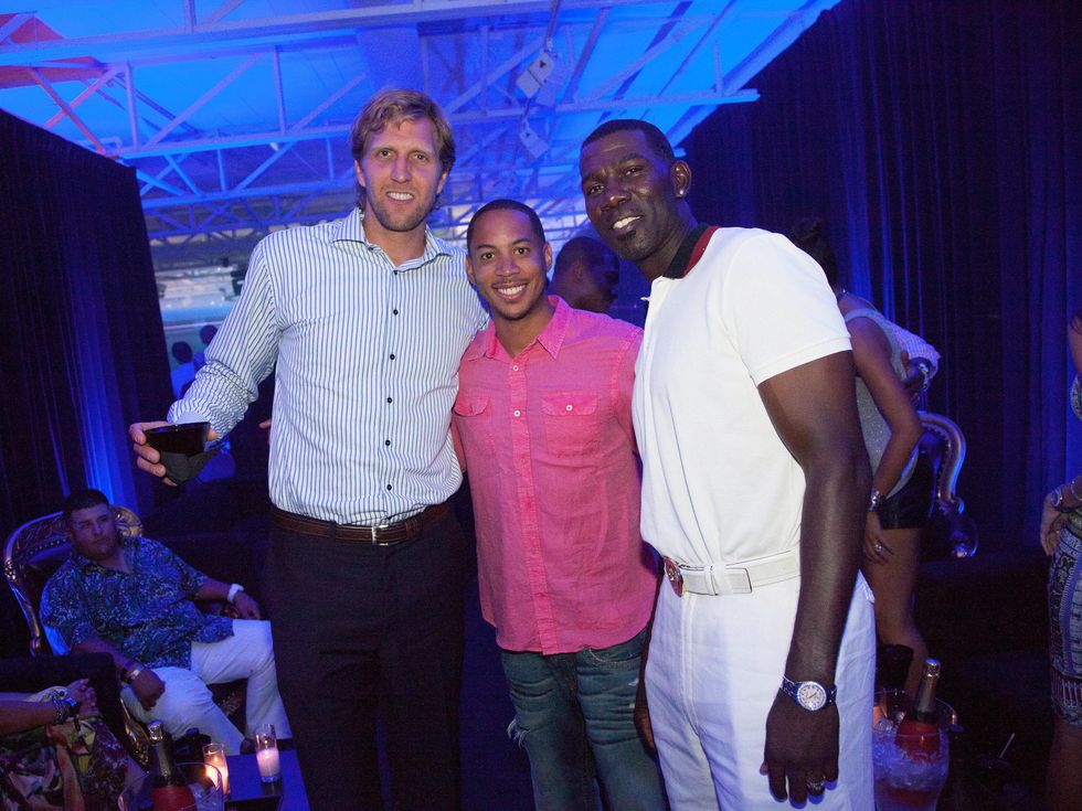 Dirk Nowitzki, Devin Harris, Michael Finley, Club 41