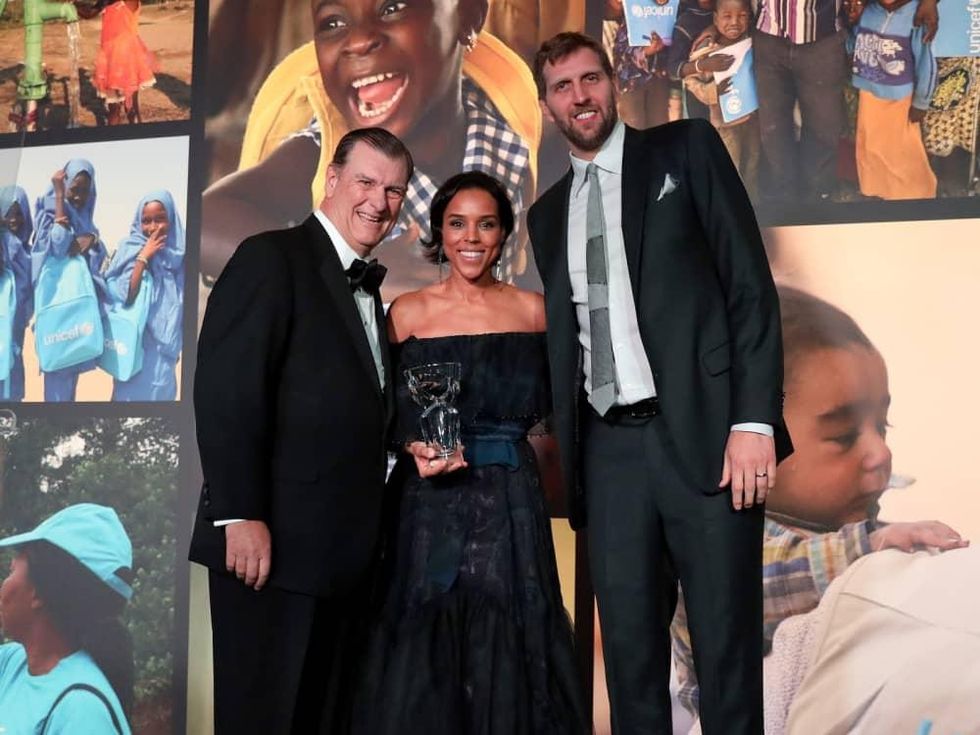 Dirk Nowitzki, Jessica Nowitzki, Mike Rawlings