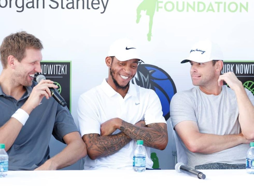 Dirk Nowitzki, Monta Ellis, Andy Roddick
