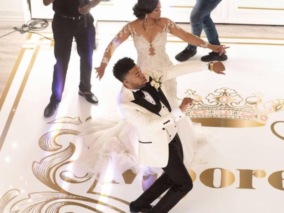 Dallas bride and DJ groom throw party of the decade for summer wedding