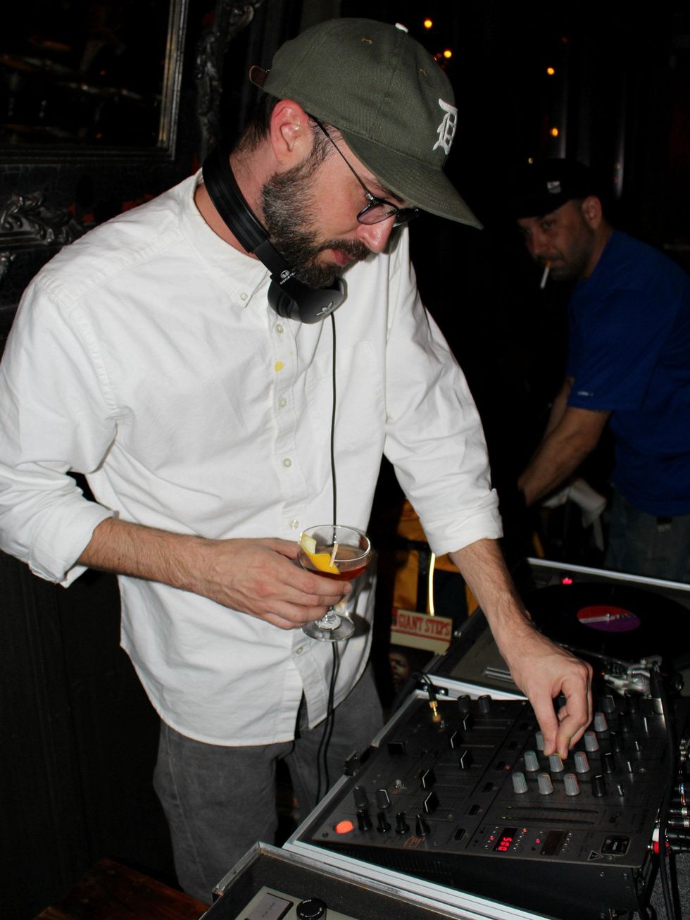 DJ at Woodford Reserve Manhattan party