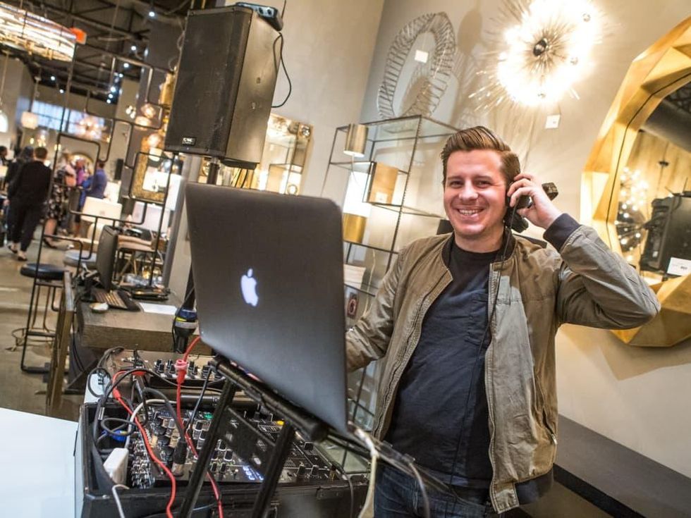 DJ Blake Ward, Arteriors Party 2018