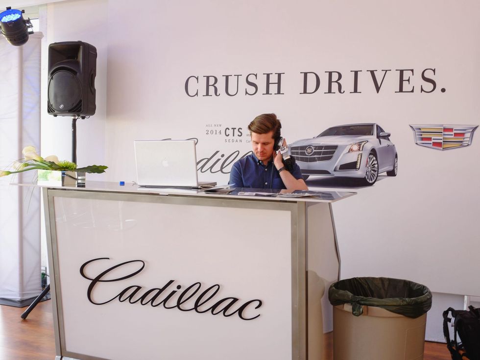 DJ Blake Ward at CultureMap Cool Down