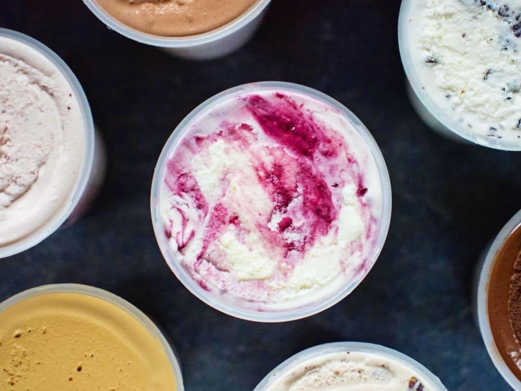 Dolcezza Gelato marscapone berry gelato