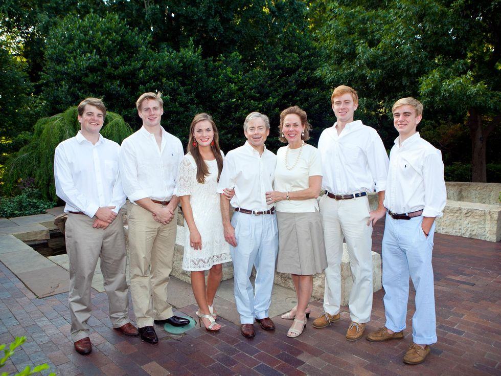 Donald Huffines, Mary Catherine Huffines and Family, 2013 Dallas Spring Party