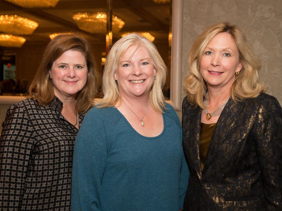 Dorothy Weil, Carin Moeller and Mary Kardell, milestones luncheon