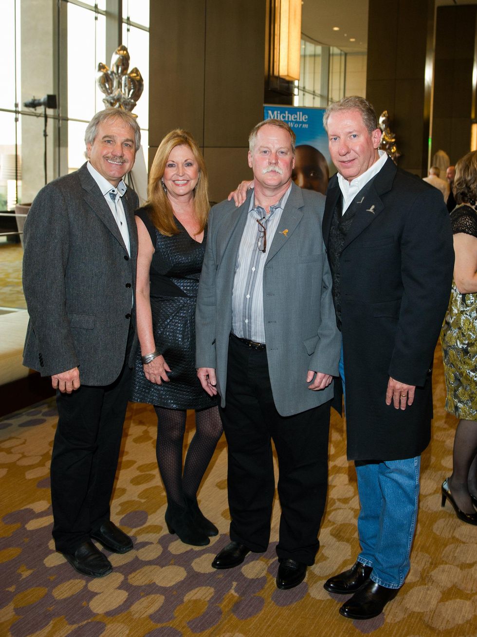 Doug and Holly Brooks, Buck Williams, Perry Smith