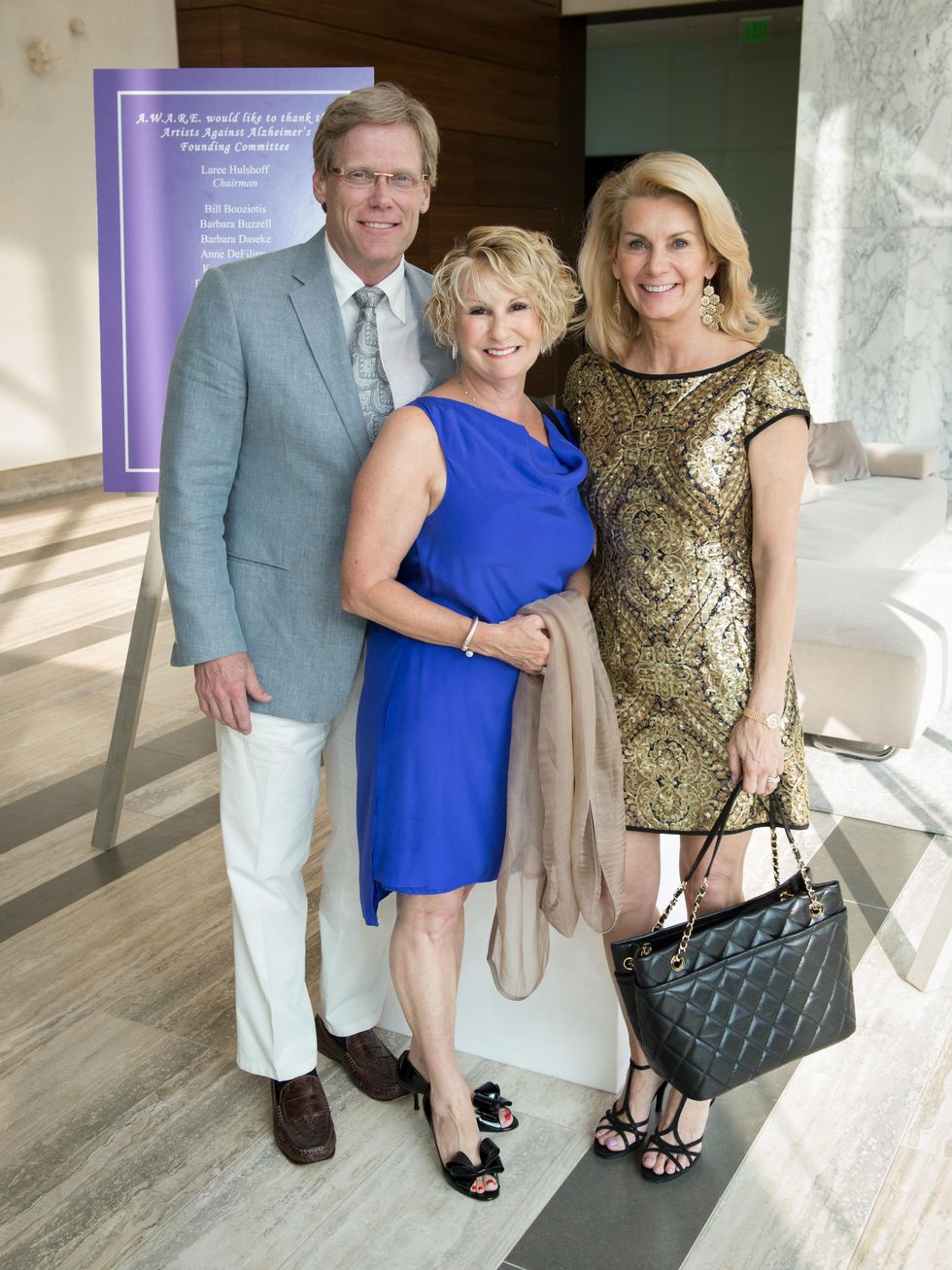 Doug Crosby, Lynn Casper, Cassie Crosby, AWARE, Museum Tower