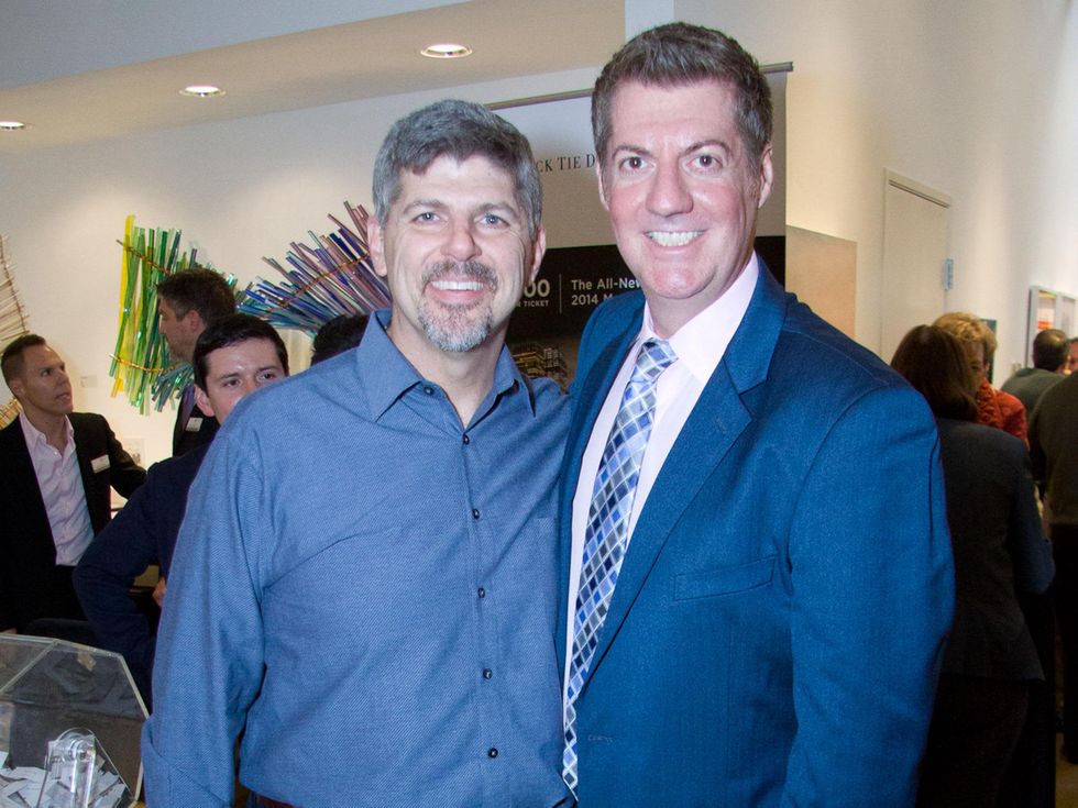 Doug Frankel, Phillip Archer at Black Tie Dinner Sponsor Kick-Off