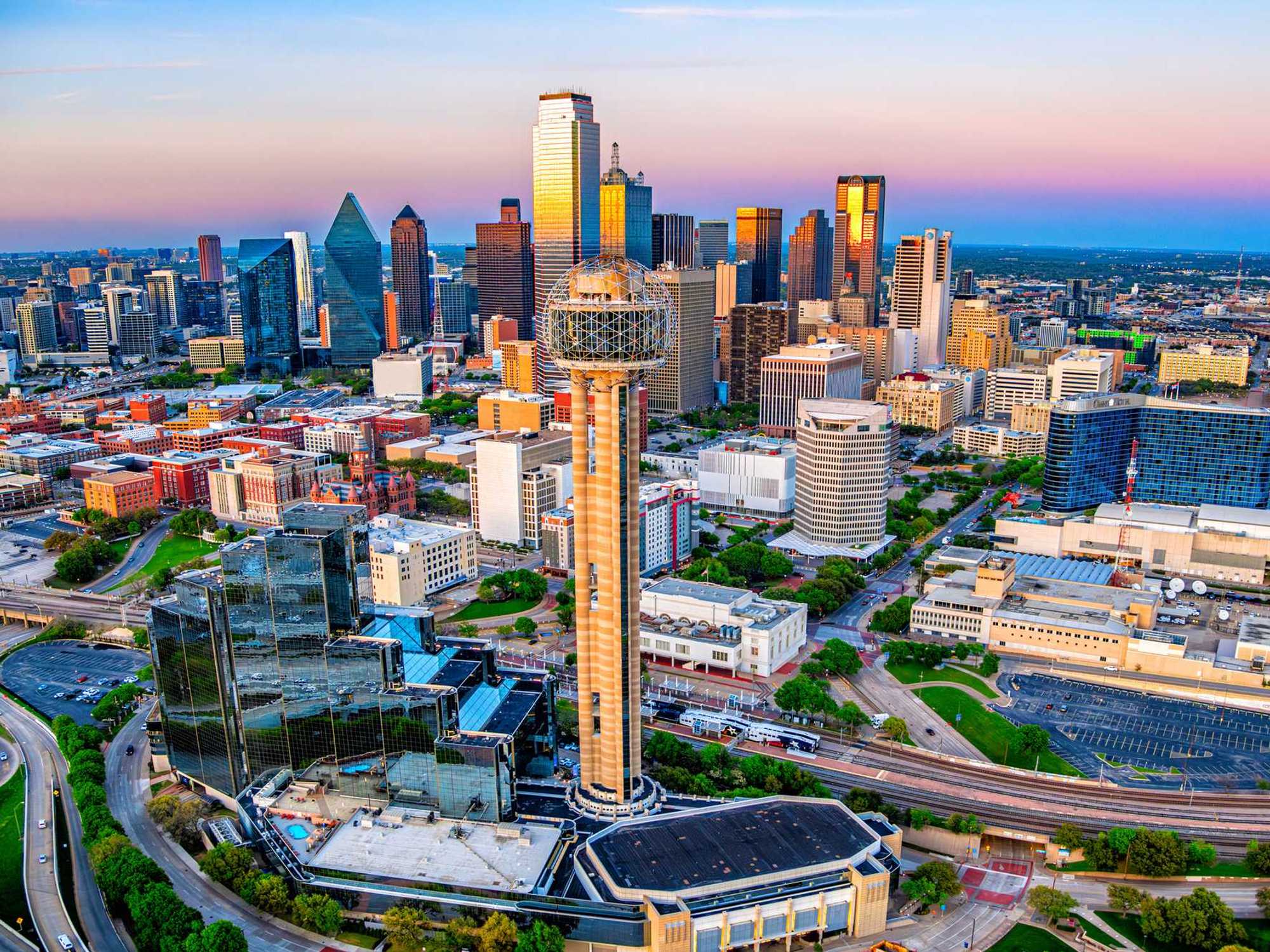 Downtown Dallas Aerial