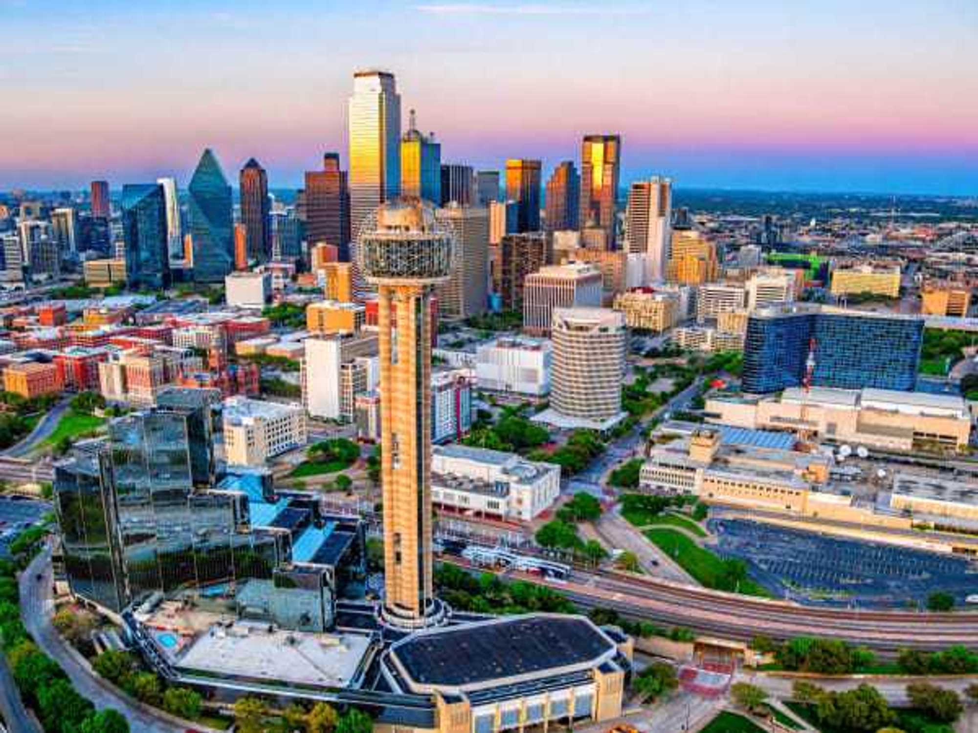 Downtown Dallas Aerial