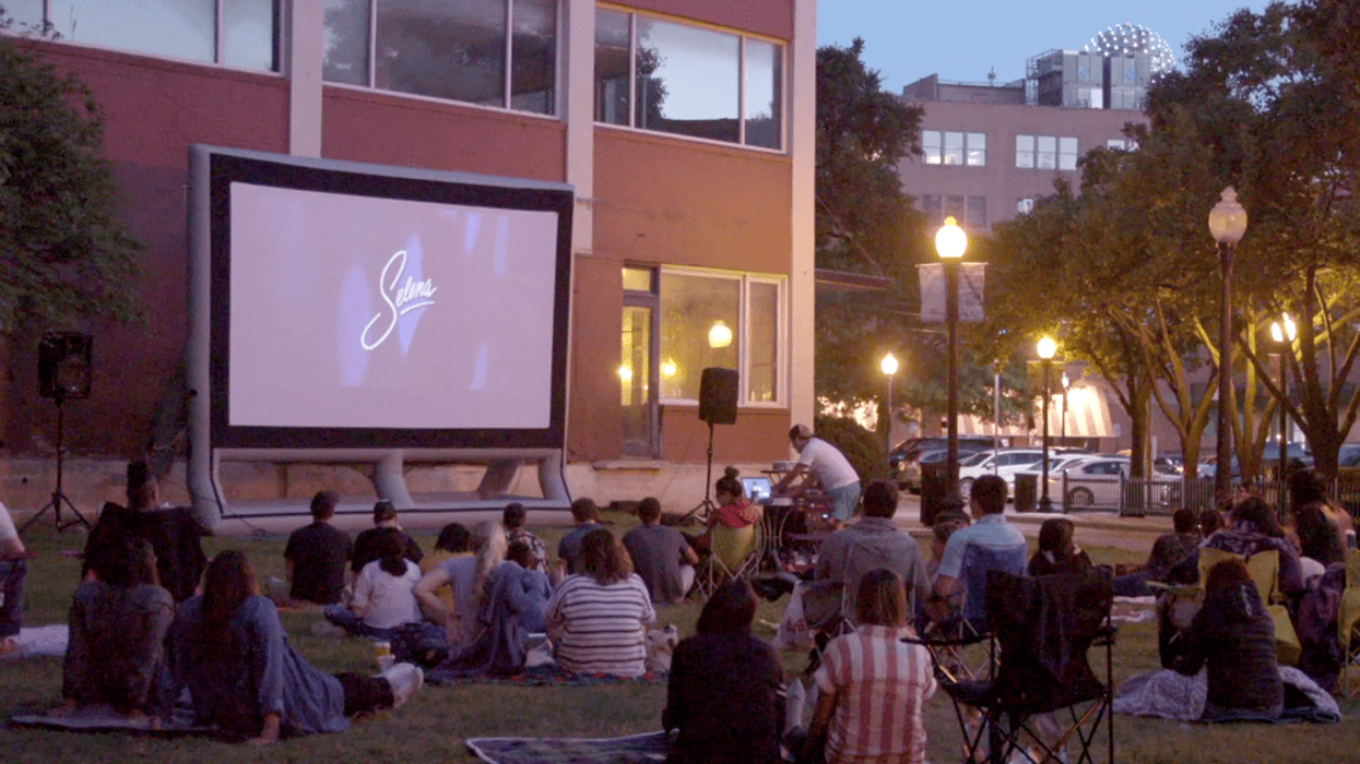 Downtown Dallas movie nights Selena