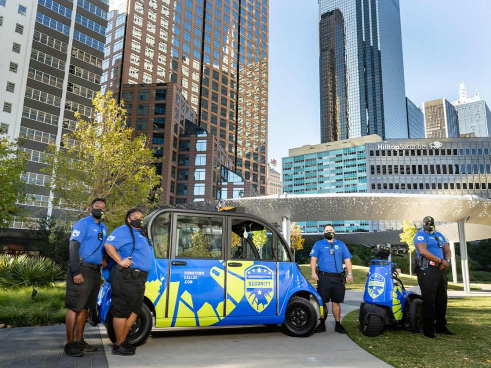 Downtown Dallas security