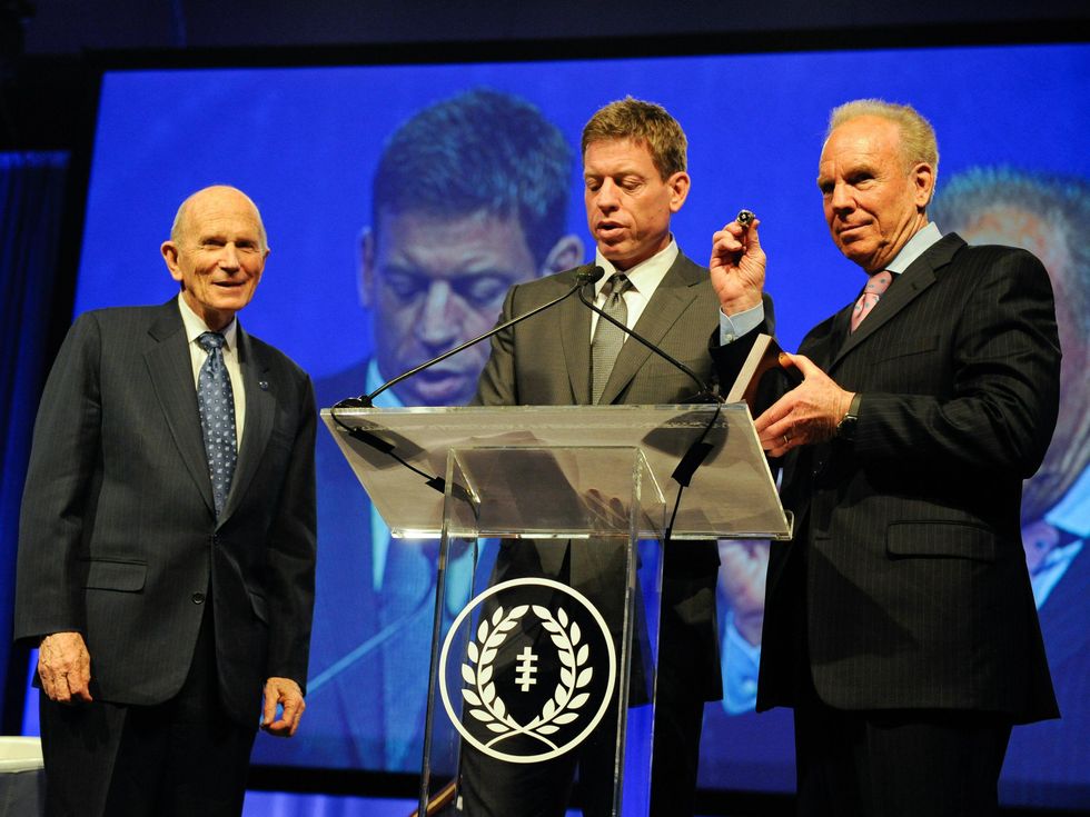 Dr. Cooper, Troy Aikman, Roger Staubach