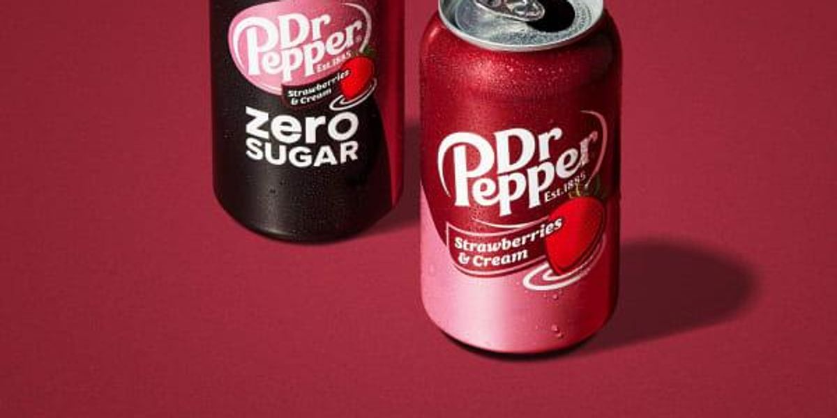 Dr Pepper Strawberries and Cream - Pop's America