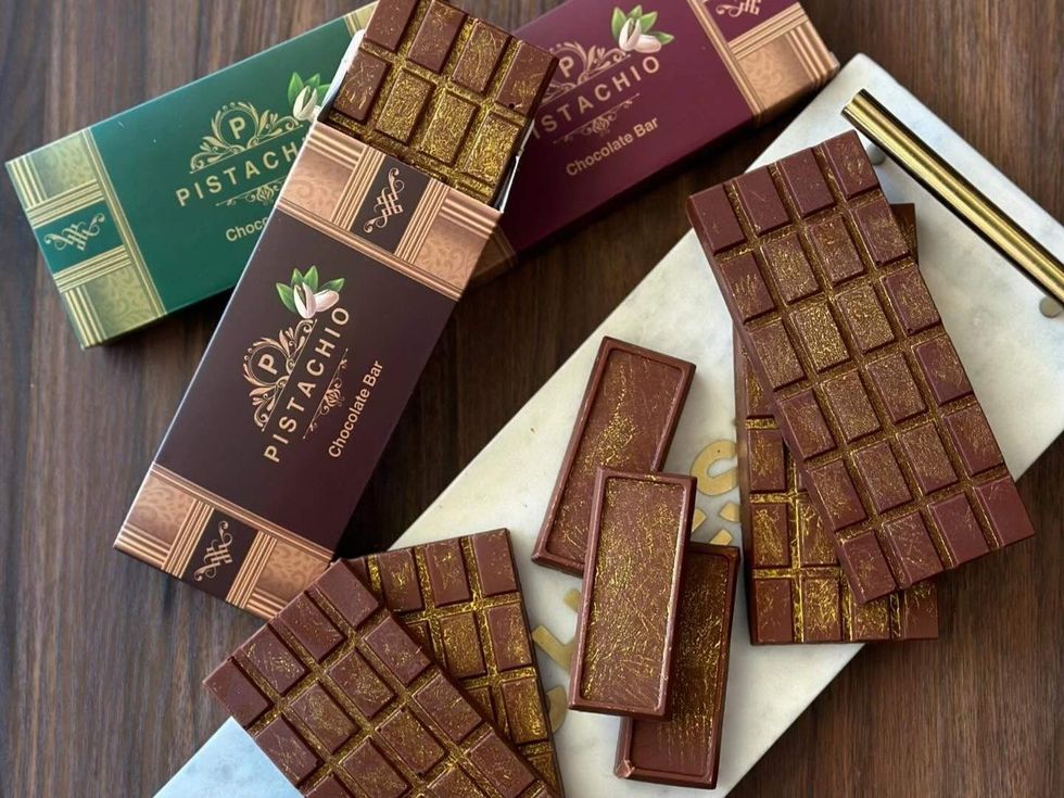 Dubai chocolate bars, Pistachio