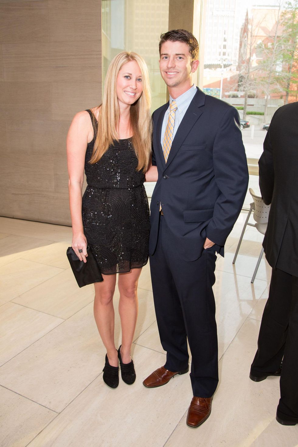 Dustin Hughes, Lauren O'Donnel at UNT Emerald Eagles Honors