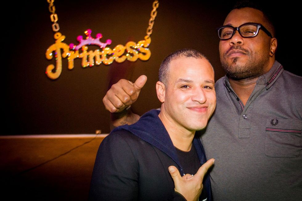 Dzine and DJ Derrick Carter at Phenomenon