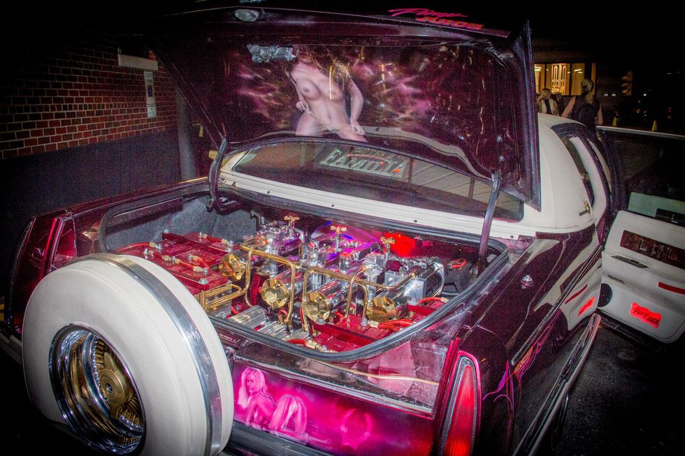 Dzine's Cadillac "Pimp Juice" at Phenomenon, Dallas Contemporary