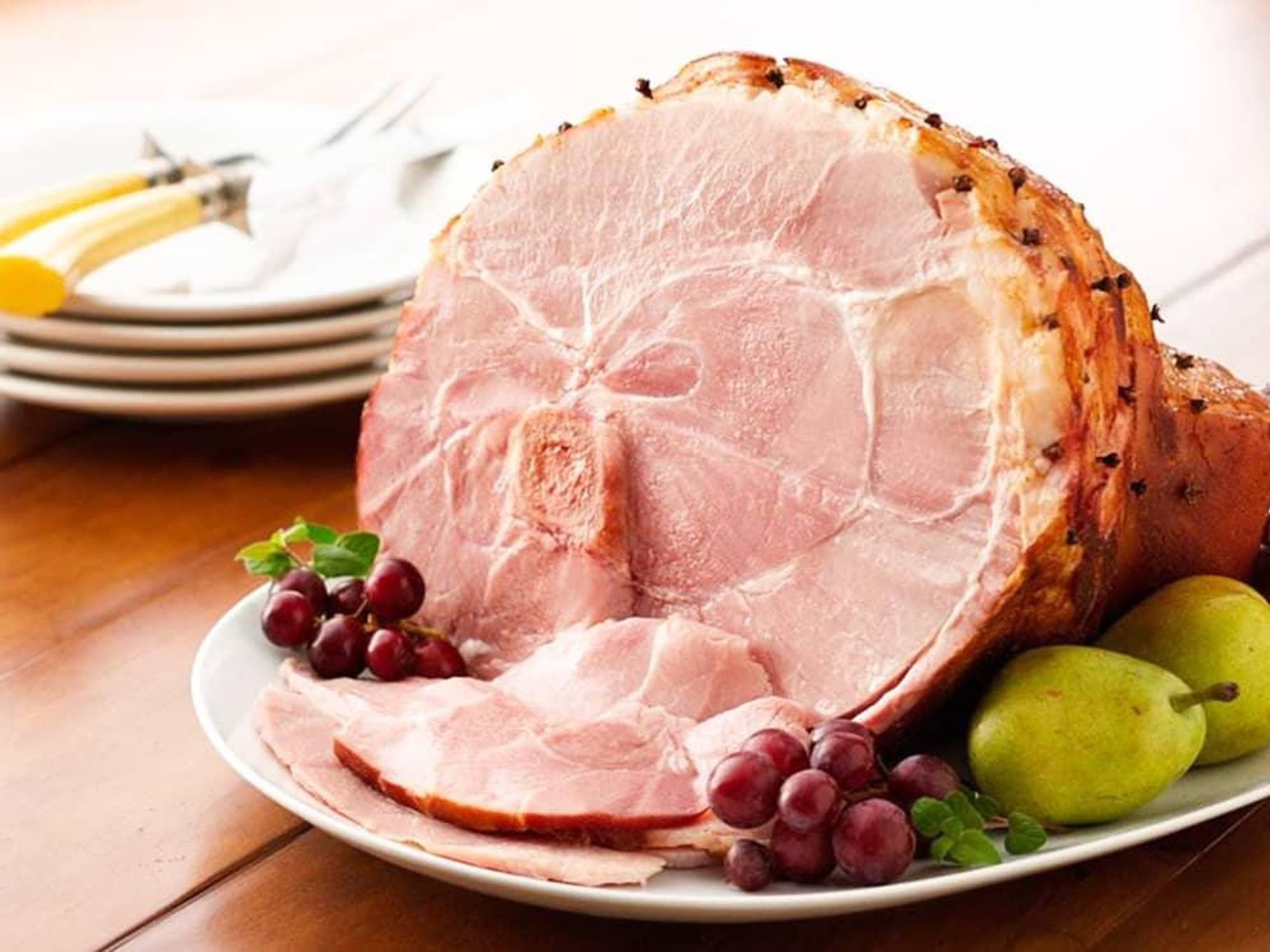 Easter ham meat