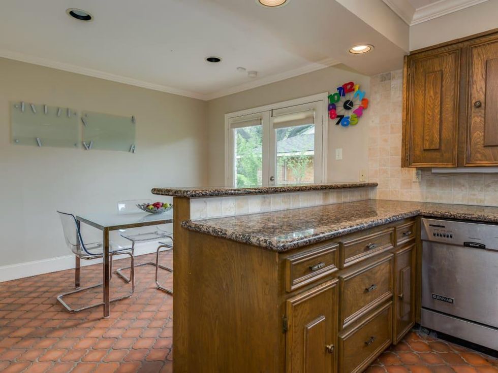 Eat-in kitchen at 4224 Briar Creek in Dallas