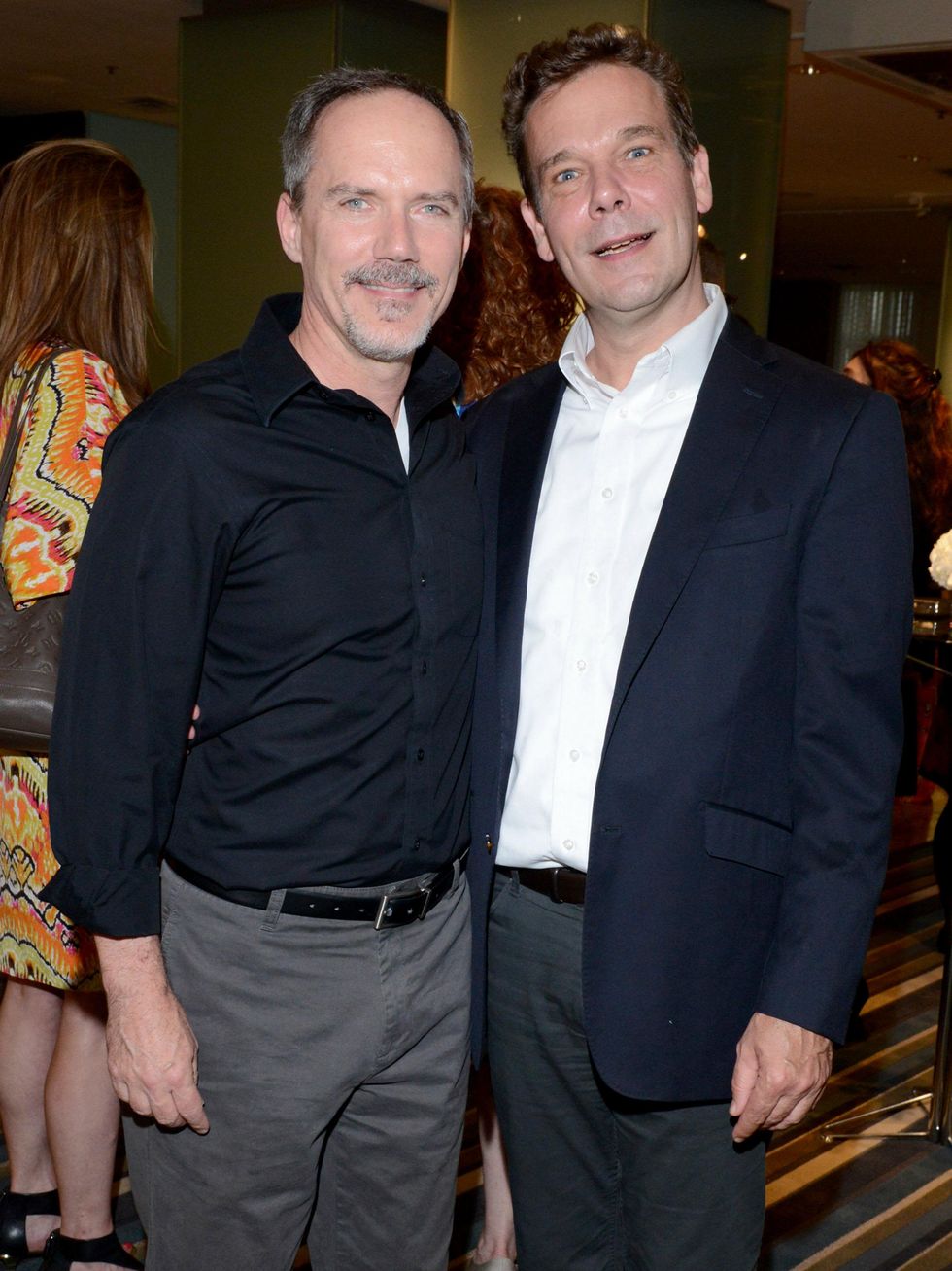 Ed Beardsley, Frank Hettig, HFAF dallas party