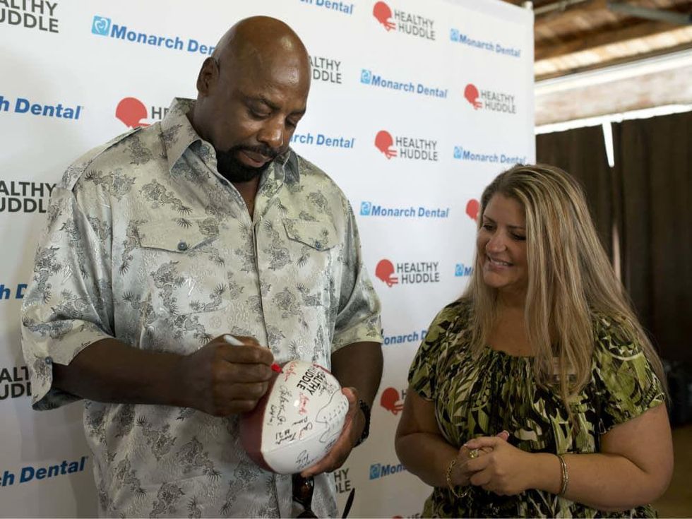 Ed "Too Tall" Jones at Healthy Huddle