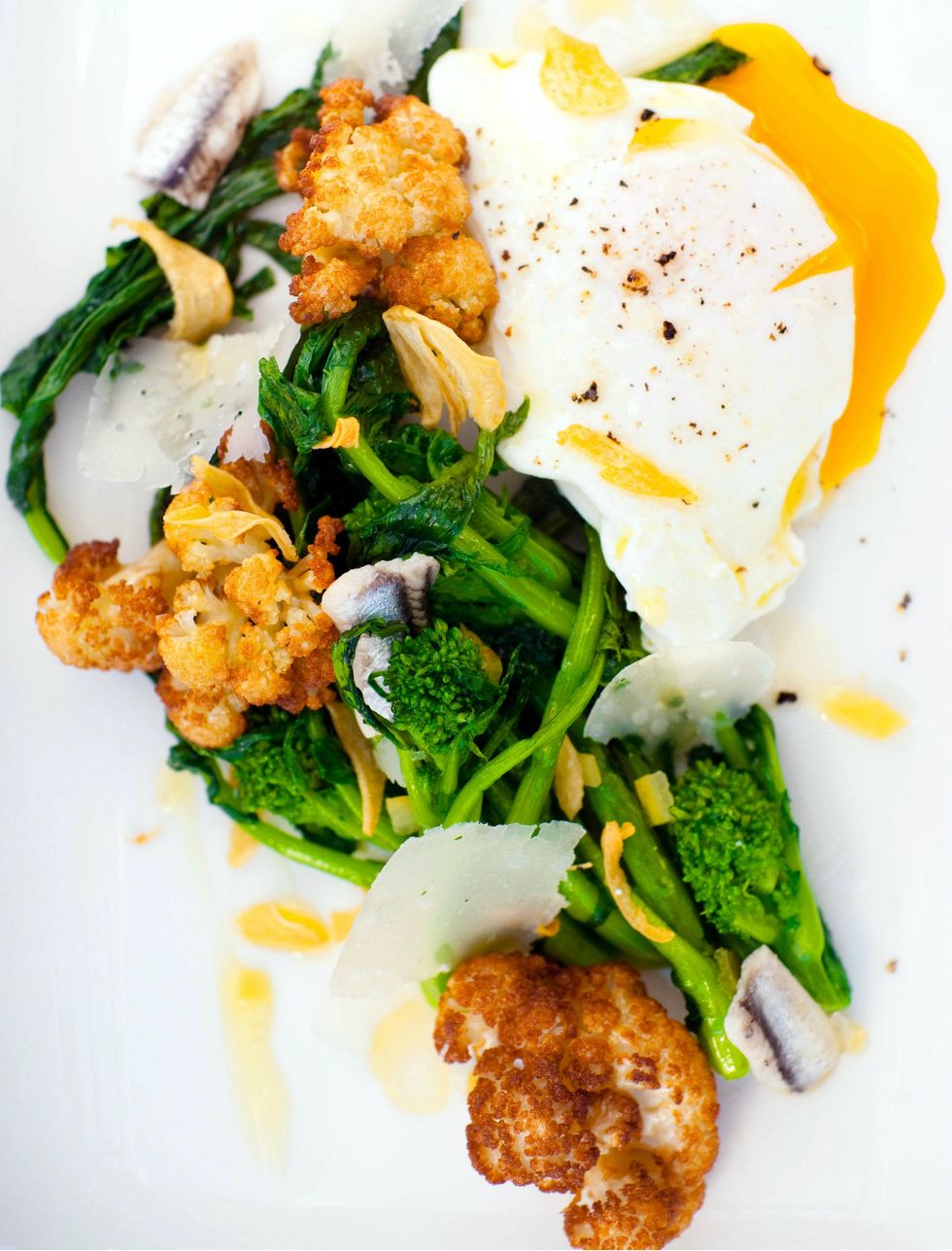 Egg dish at Belly & Trumpet restaurant