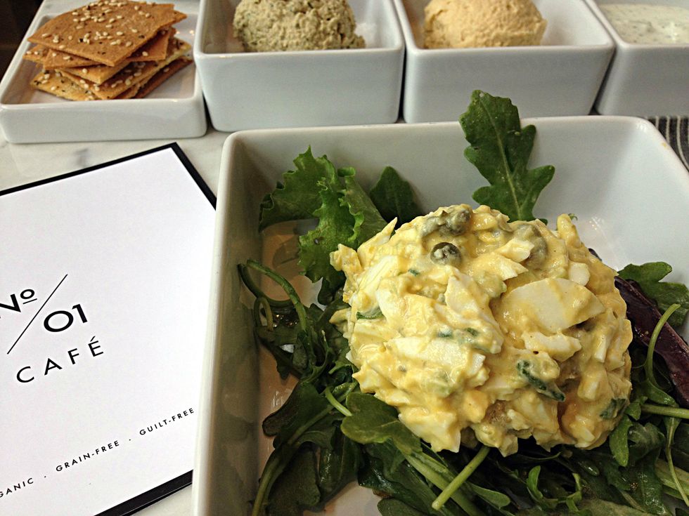Egg salad at No. 1 in Highland Park Village