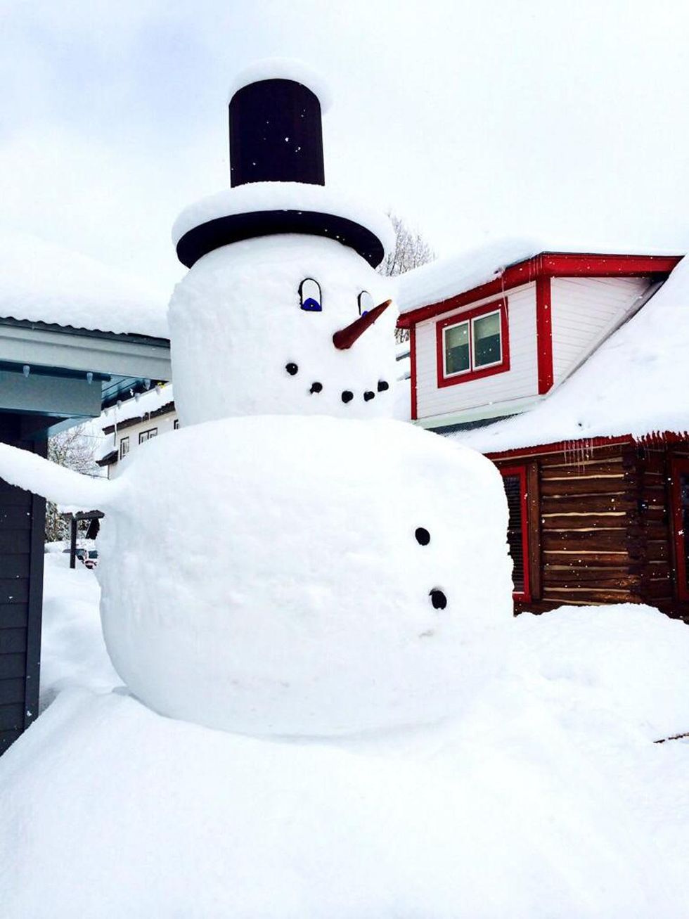 Elevation Hotel & Spa snowman