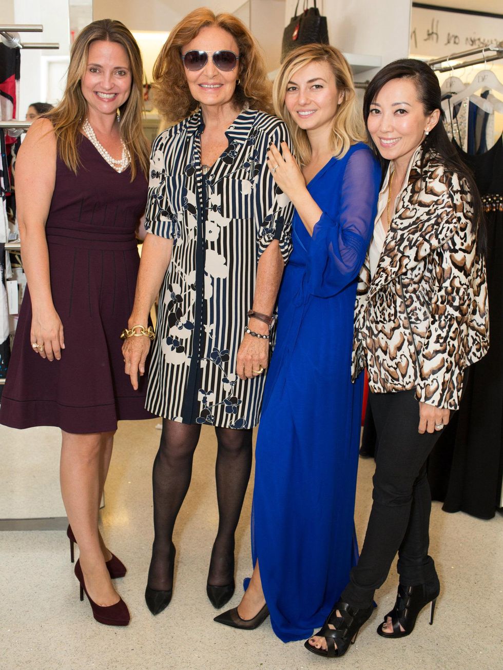 Diane von Furstenberg hosts posh private breakfast to benefit Two x Two ...