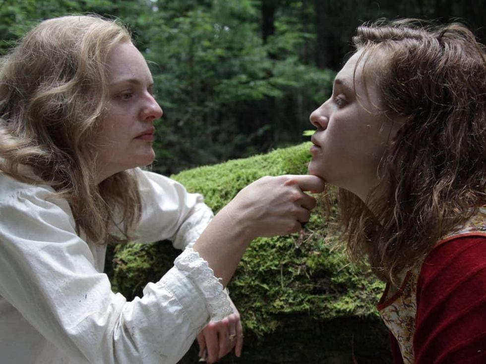 Elisabeth Moss and Odessa Young in Shirley