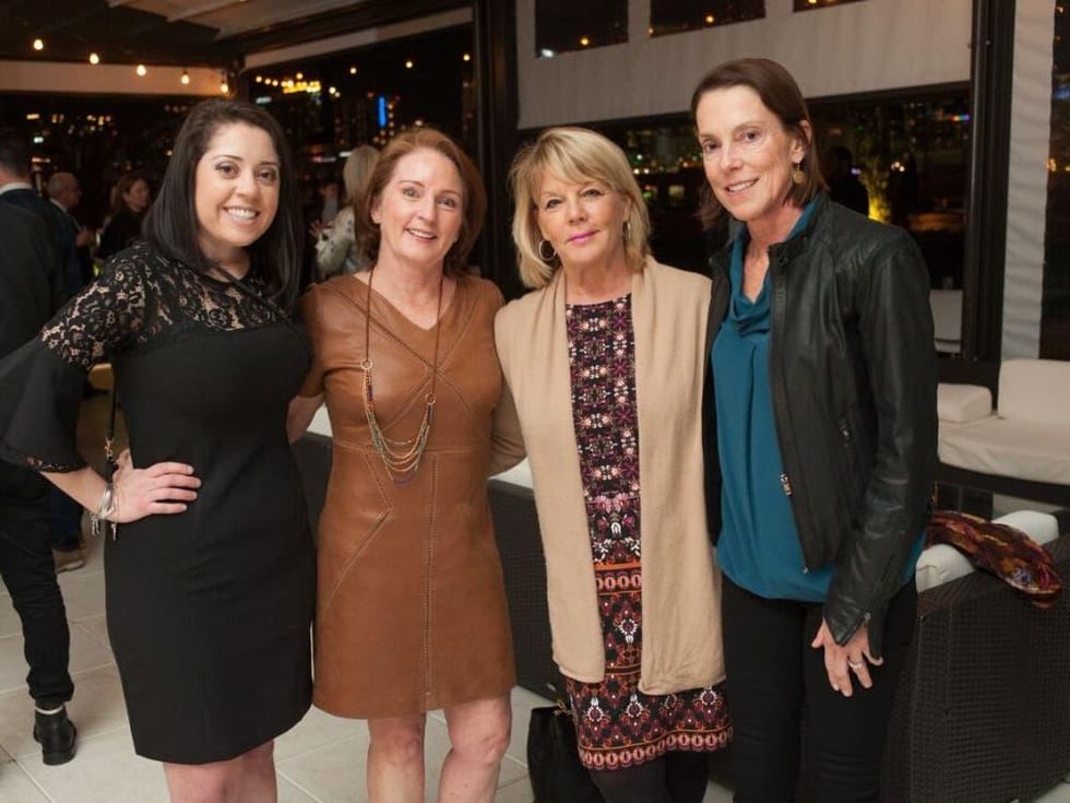 Elizabeth Ferons, Nancy Wechsler, Kim Miner, Rebecca LaFavre, Partners Card 2018