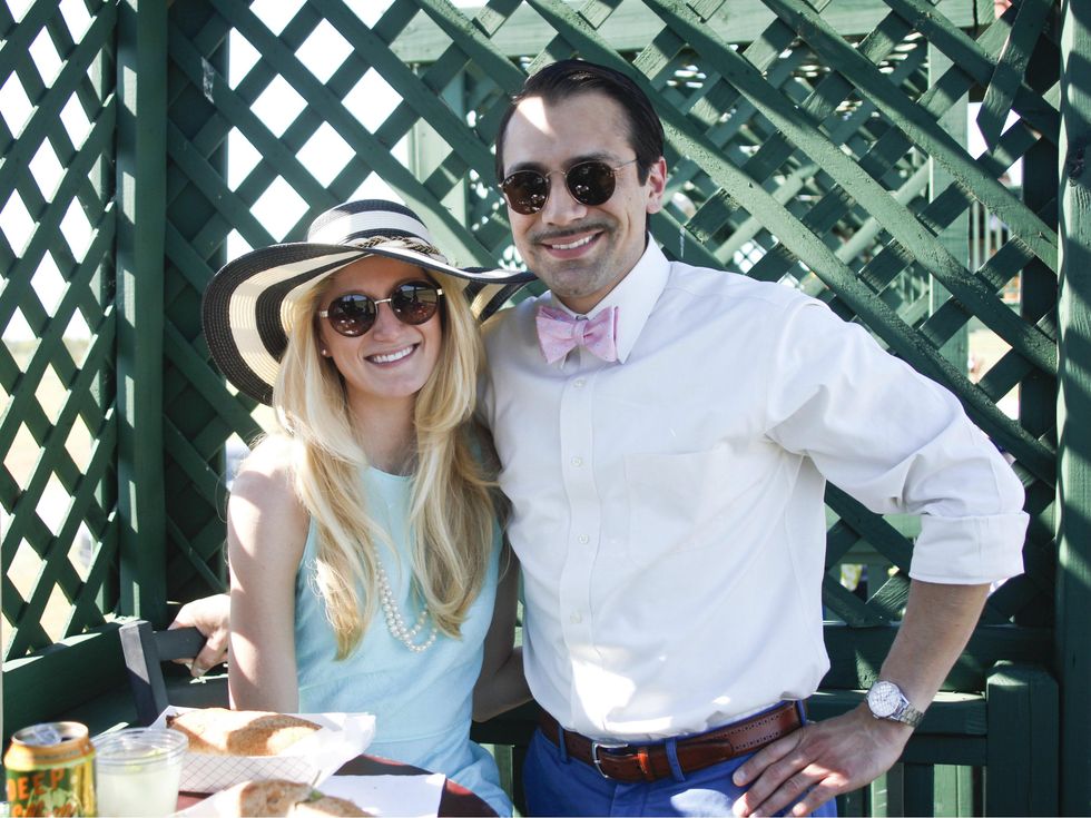 Elizabeth Foster, Sonny Garcia, polo on the lawn