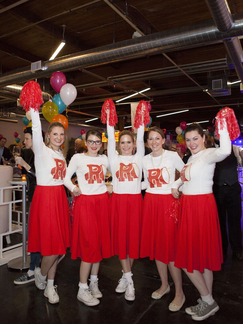 Elizabeth Hudson, Blair Lindsey, Ellen Lindsey, Kathlyn Lehner, Leigh Deweese, Birthday Party Project Turns Three