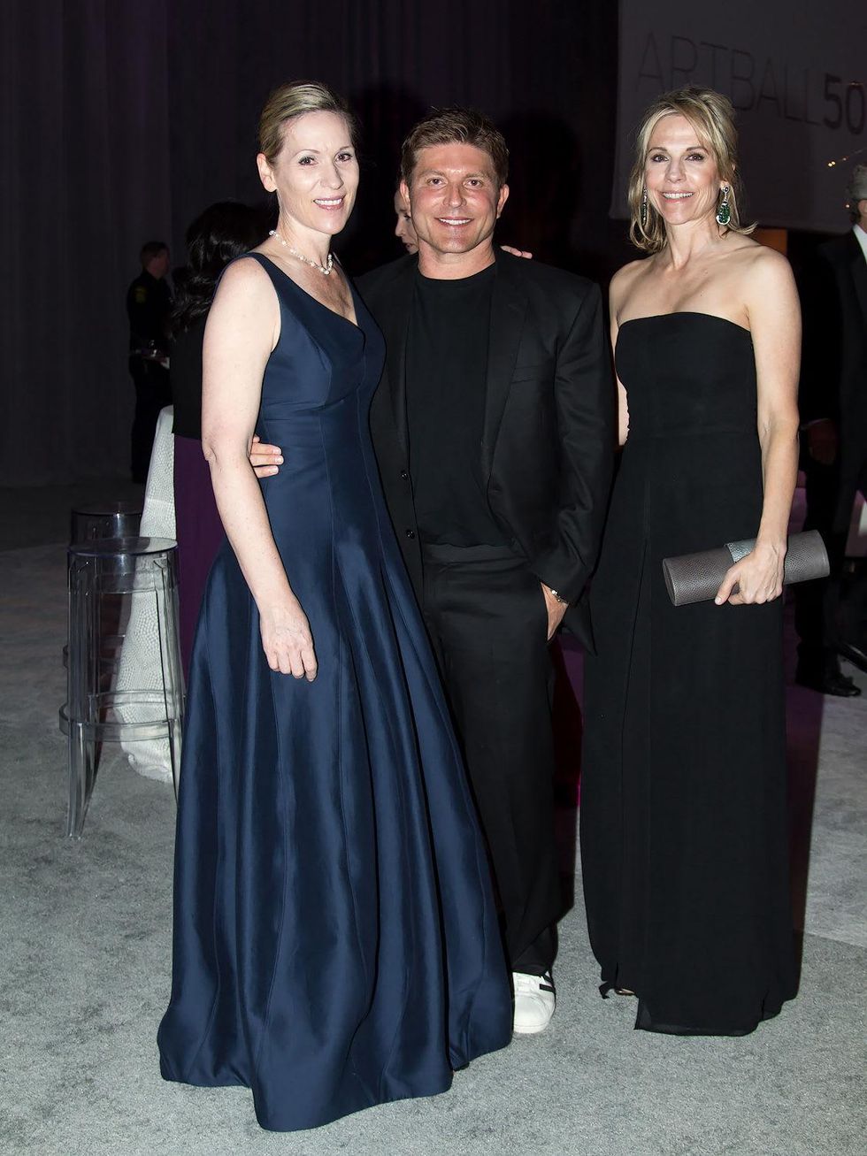 Elizabeth Karpitas, Kenny Goss, Joyce Goss, Art Ball