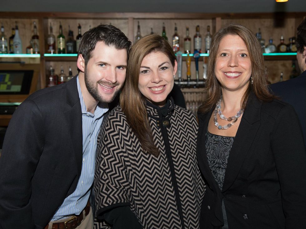 Elliot Curry, Paige Hill, Tanya Allen, United Way Kickoff