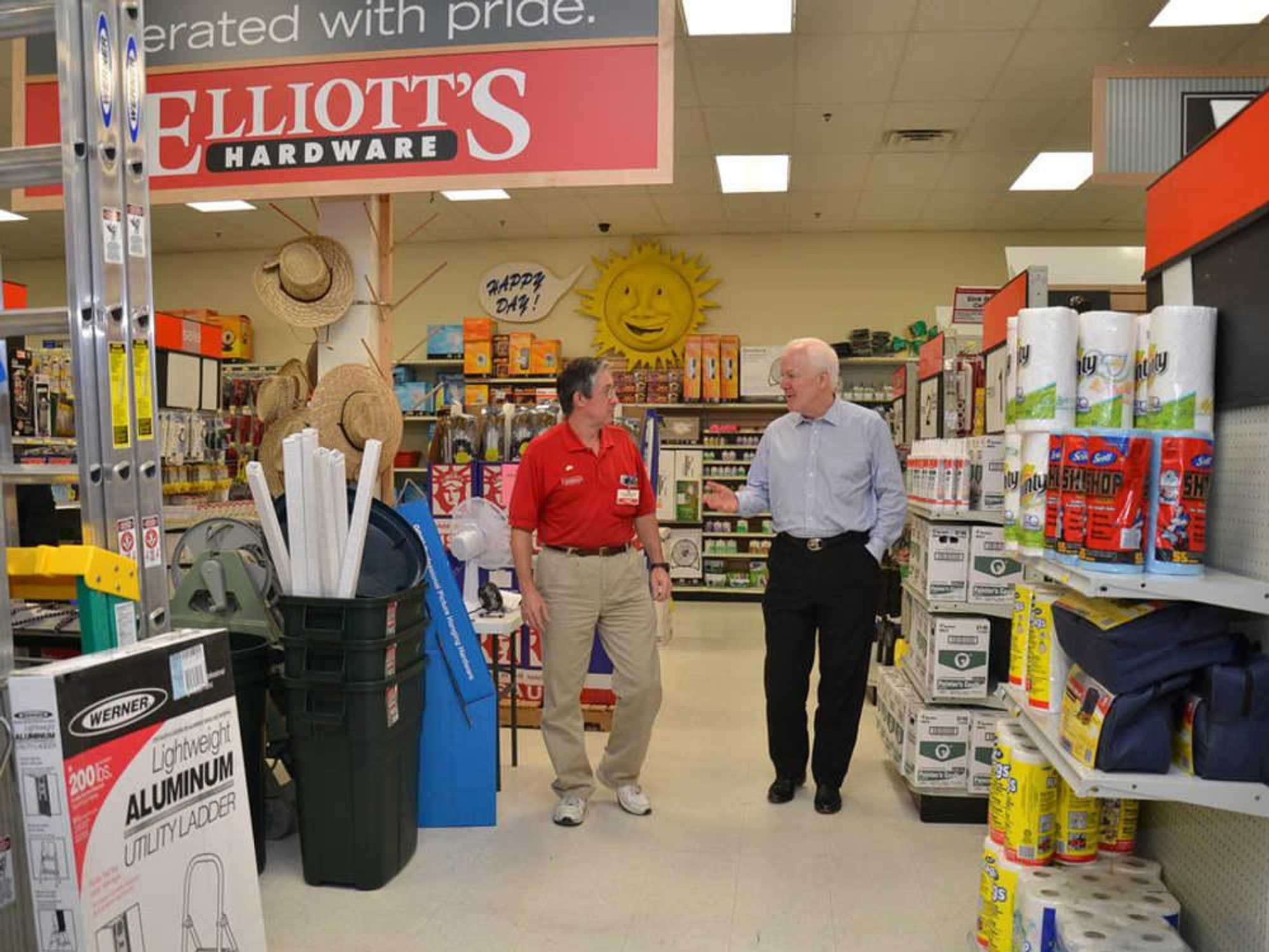 Elliott's Hardware, John Cornyn